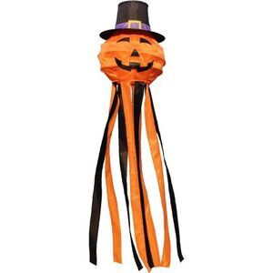 Halloween Pumpkin Windsock Decorations 55 Inch Outdoor Hanging Decorations